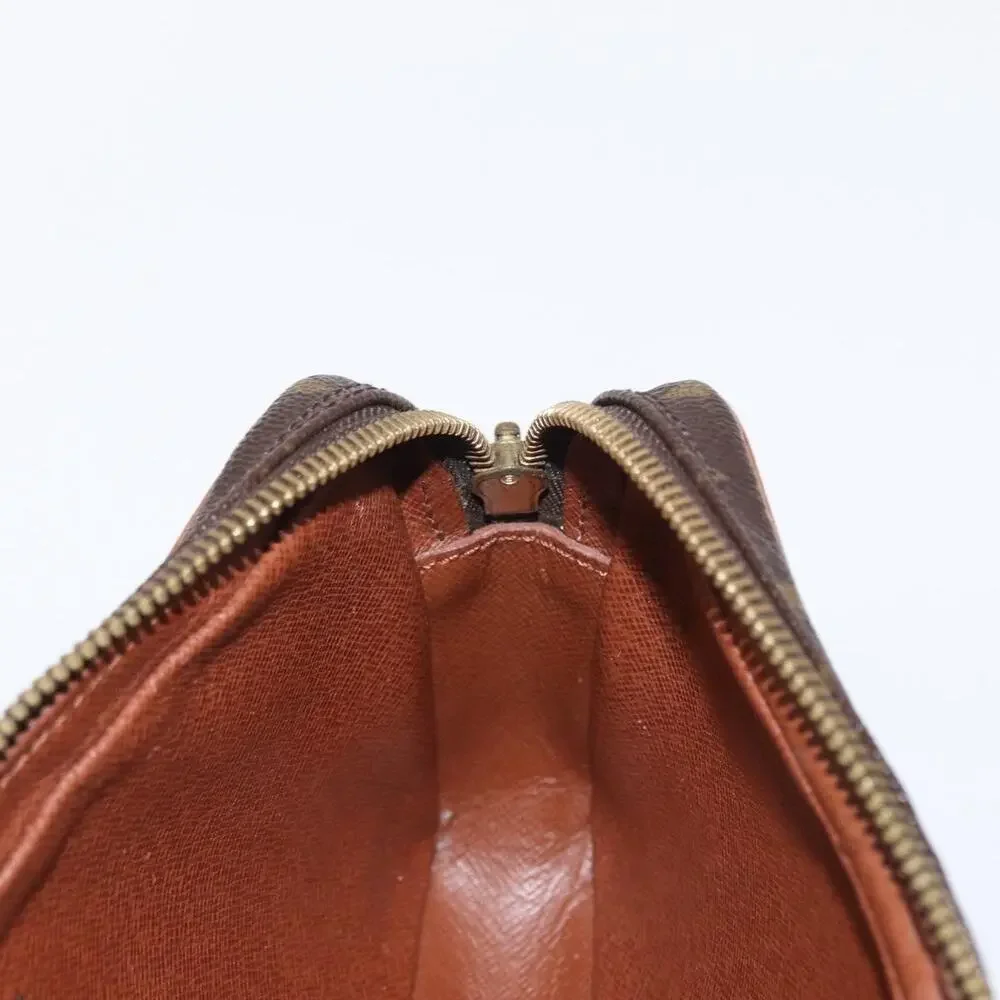 Louis Vuitton Monogram Marly Dragonne PM Clutch Bag Brown
